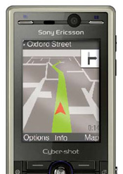 Phone-based satnav